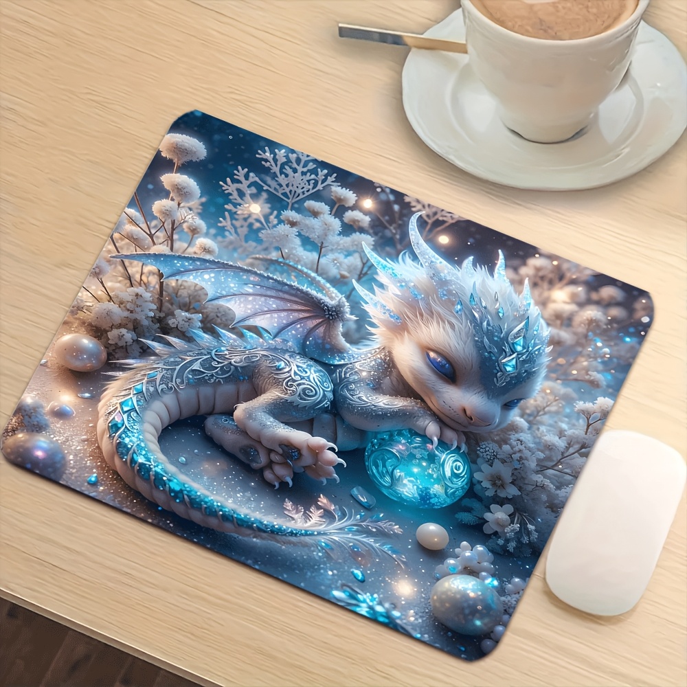 TEMU 1pc Mouse Pad, Frost Mouse Pad, Suitable For Office Desktop Supplies, Desks, Desktop, Keyboard Mats, Durable Desk Mats, Multifunctional Office