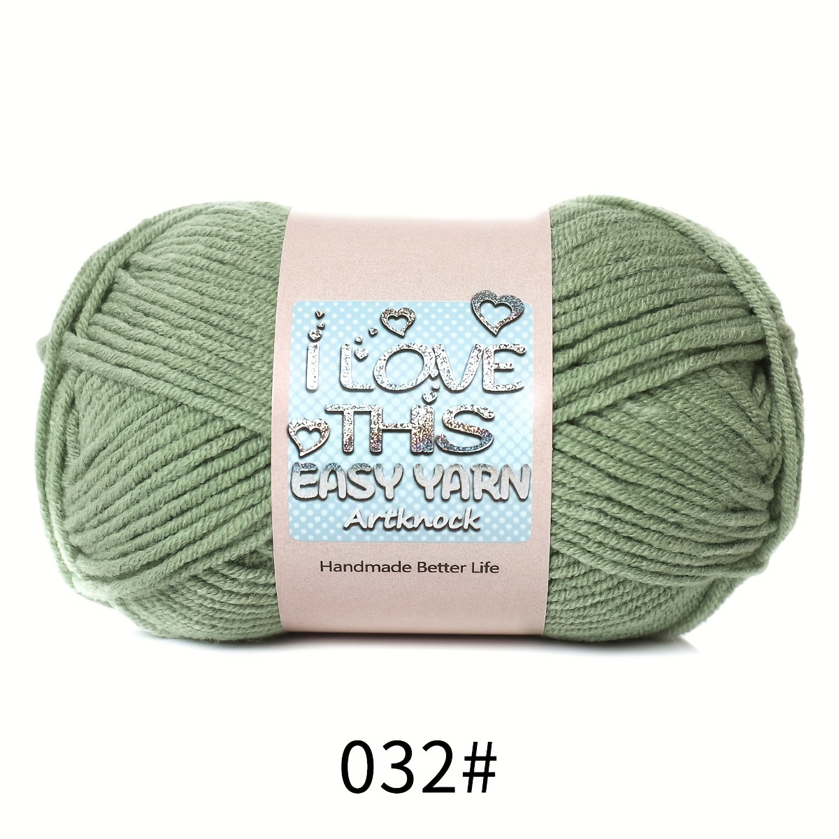 1pc Yarn For Knitting 80% Acrylic 20% Rayon Yarn 4ply Milk Yarn For Hand Knitting Crochet Doll Yarn 110m 47g