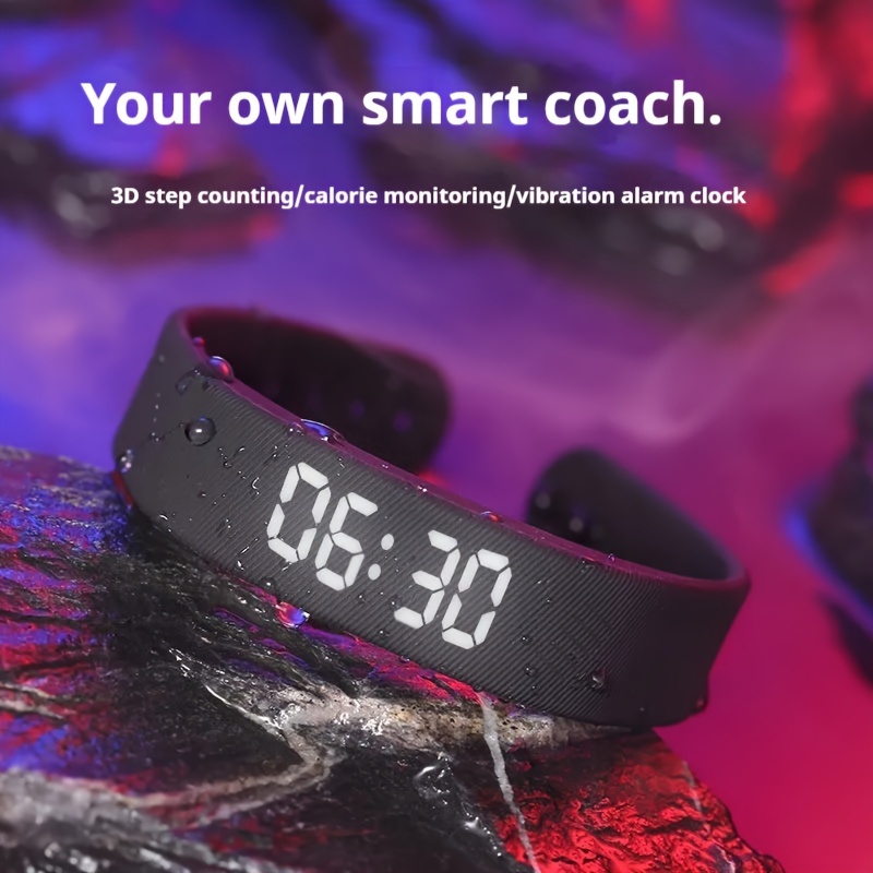 fitness   smart watch with silicone band usb rechargeable high quality calorie monitoring vibration alarm clock 3d step counter ideal for students teachers holiday     watch monitoring wear modern wearable tech durable sport watch 0