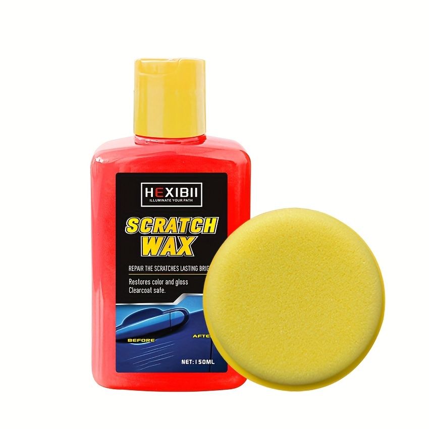 TEMU Easy-apply Car Scratch Remover Wax Kit - Repair & Polishing Cream For Exterior Care, Quick Maintenance