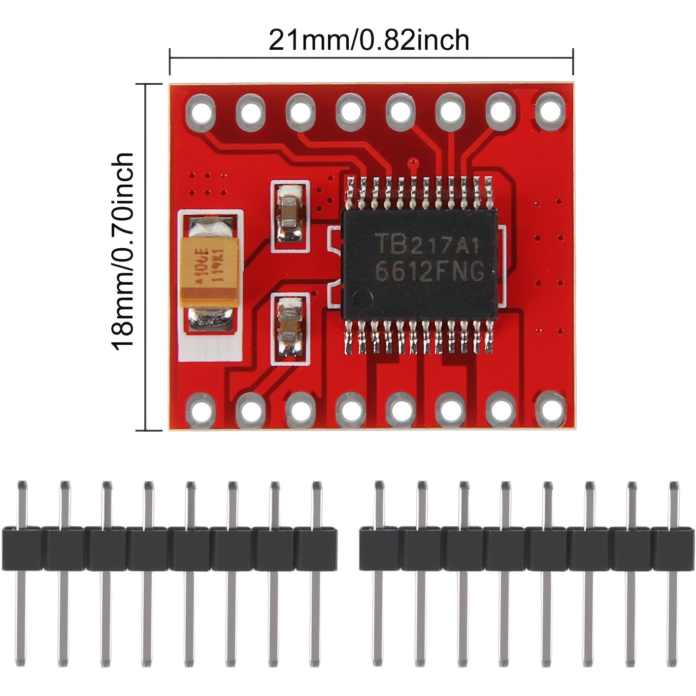 2 4pcs red tb6612fng dual   controller board module for     esp32 stm