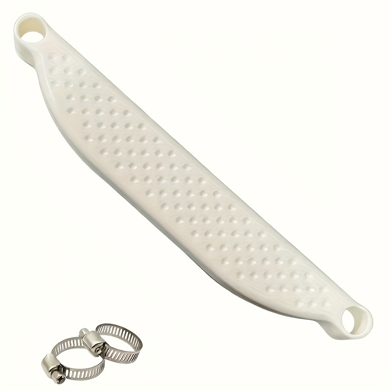 TEMU Adjustable High Chair Footrest - Durable Plastic White Non-slip High Chair Footrest Accessory, Contoured Footrest | Sturdy Construction,