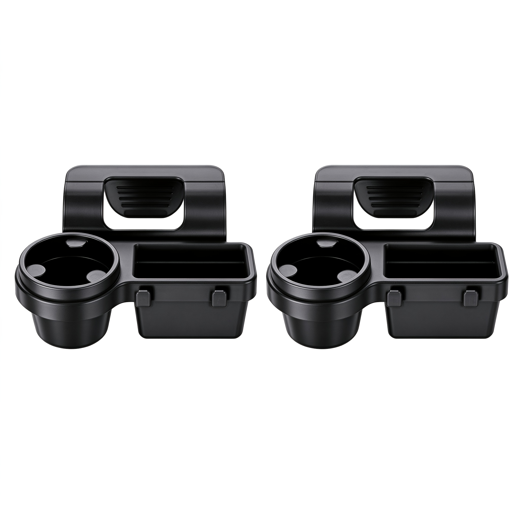 TEMU Porte-objets de fenêtre de voiture 4 en 1, organisateur multifonctionnel de fenêtre de voiture avec porte-gobelet et support de téléphone,