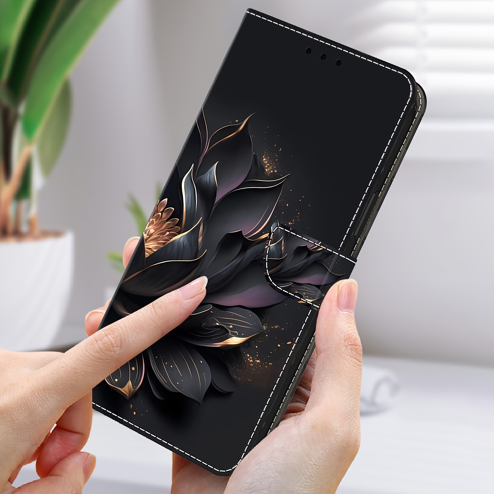 Husă Telefon - pentru Xiaomi Redmi Note 14/14 Pro/14 Pro+/13/13 Pro/13 Pro+/12/12 Pro/12 Pro+/11/11 Pro/10/10 Pro/9/9 Pro/8/8 Pro/8T Redmi 15 9 9C 10 10C 12C13C 14C A5, Model Floral Vintage Fluture, Tip Portofel, Piele Sintetică PU, cu Fermoar