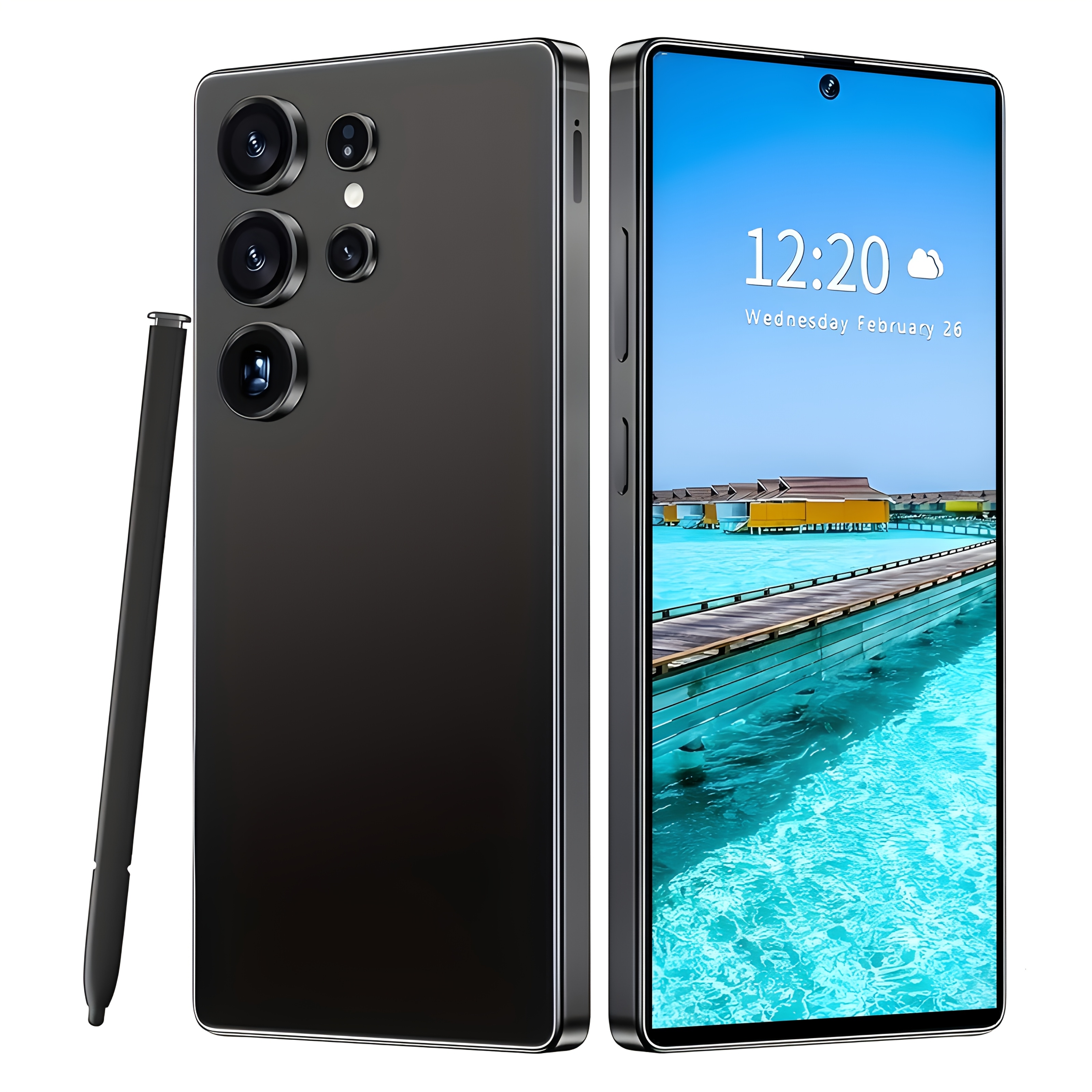 Global Unlocking Smart 5G Phone, with 8GB+256GB, Android 13 System, 6.8-inch HD Display, Dual Card Slots, Dual Battery, 5800mAh Battery, 108MP Camera, Suitable for Student Gifts