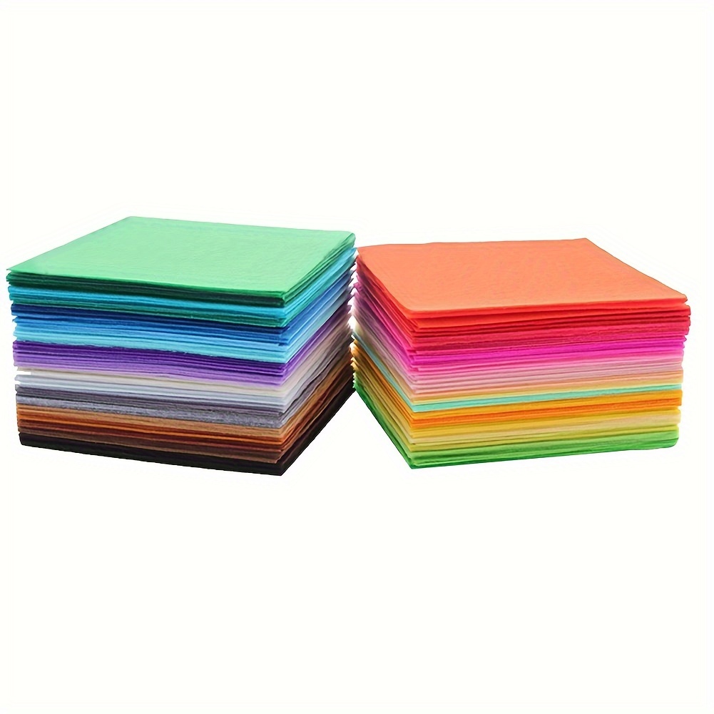 

40-pack 20x30cm Felt Fabric Squares, Assorted Colors For Diy Crafts, Sewing Blocks, No-sew Fabric For Art, Christmas Decor, Holiday Ornaments, Easter Gifts, Craft Tools & Supplies