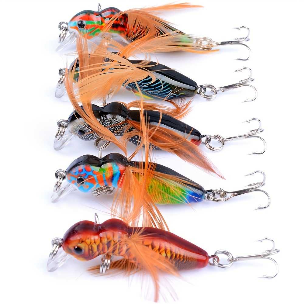 

1pc Fishing Lure Set - Lifelike Wobbler Fishing Lures With Action, Anti-corrosion Hooks, Effective Bass Fishing , And Carp Fishing Tackles For Trophy Catch