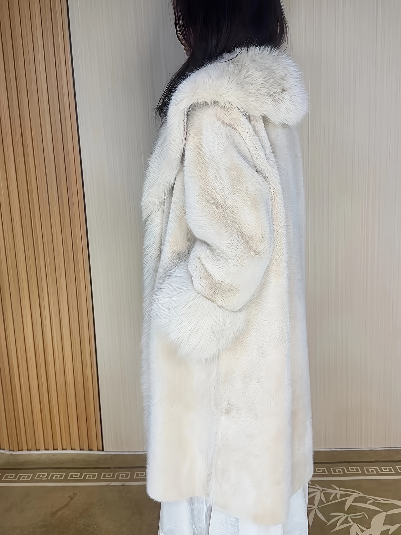 本日限定お値下げ ANDWANG White mix fake fur coat 本日限定お値下げ ANDWANG White mix fake fur coat