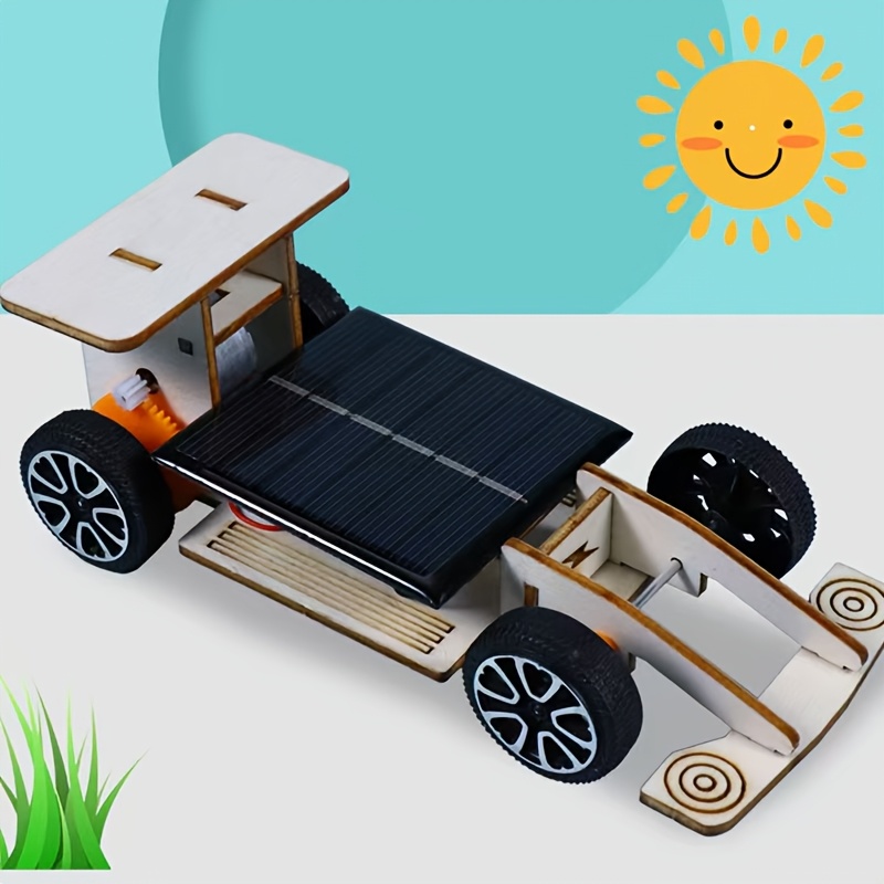 kits de construcción de modelos educativos de madera para   solares diy, proyectos manuales de manualidades, autos de   con energía solar, útiles escolares, suministros de  , materiales de   sociales, fabricación de contrachapado detalles 1