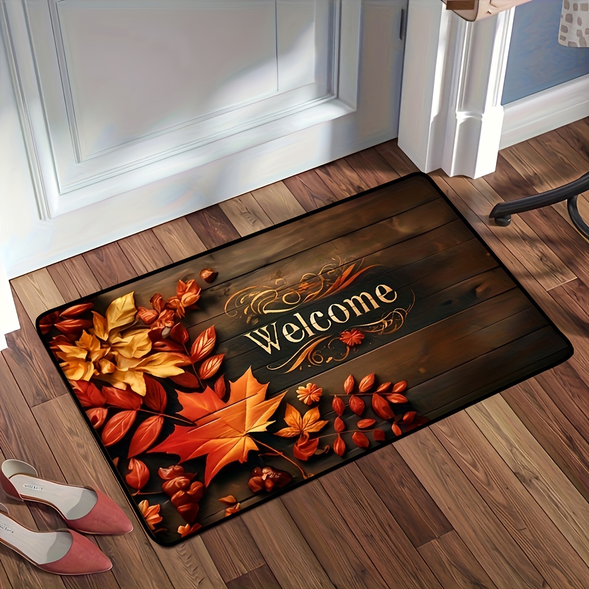 

Doormat - Wood , , Washable , -, For / Use, For , Bedroom, Kitchen, Laundry