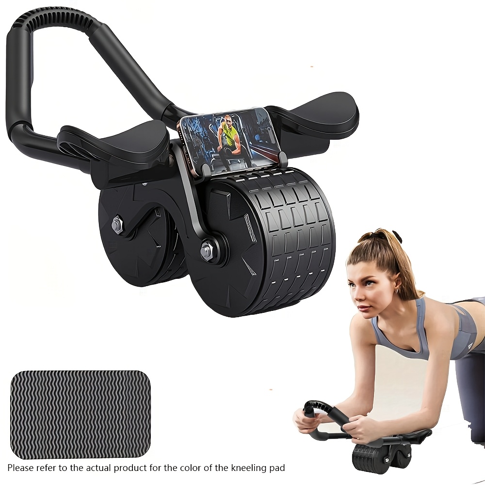 Automatic Rebound Ab Roller Wheel - Automatic Return Abdominal Wheel For Abdominal & Training, Abs Roller With Elbow Support Rebound Abdominal Wheel For Men And Women