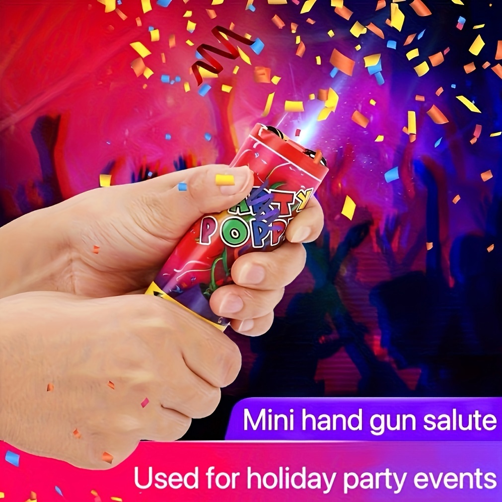 

2pcs, Spray Fireworks, Fireworks Spring Cannon, Used For Holiday Activities Parties, To Celebrate The Birthday Of Relatives And Daily Necessities.