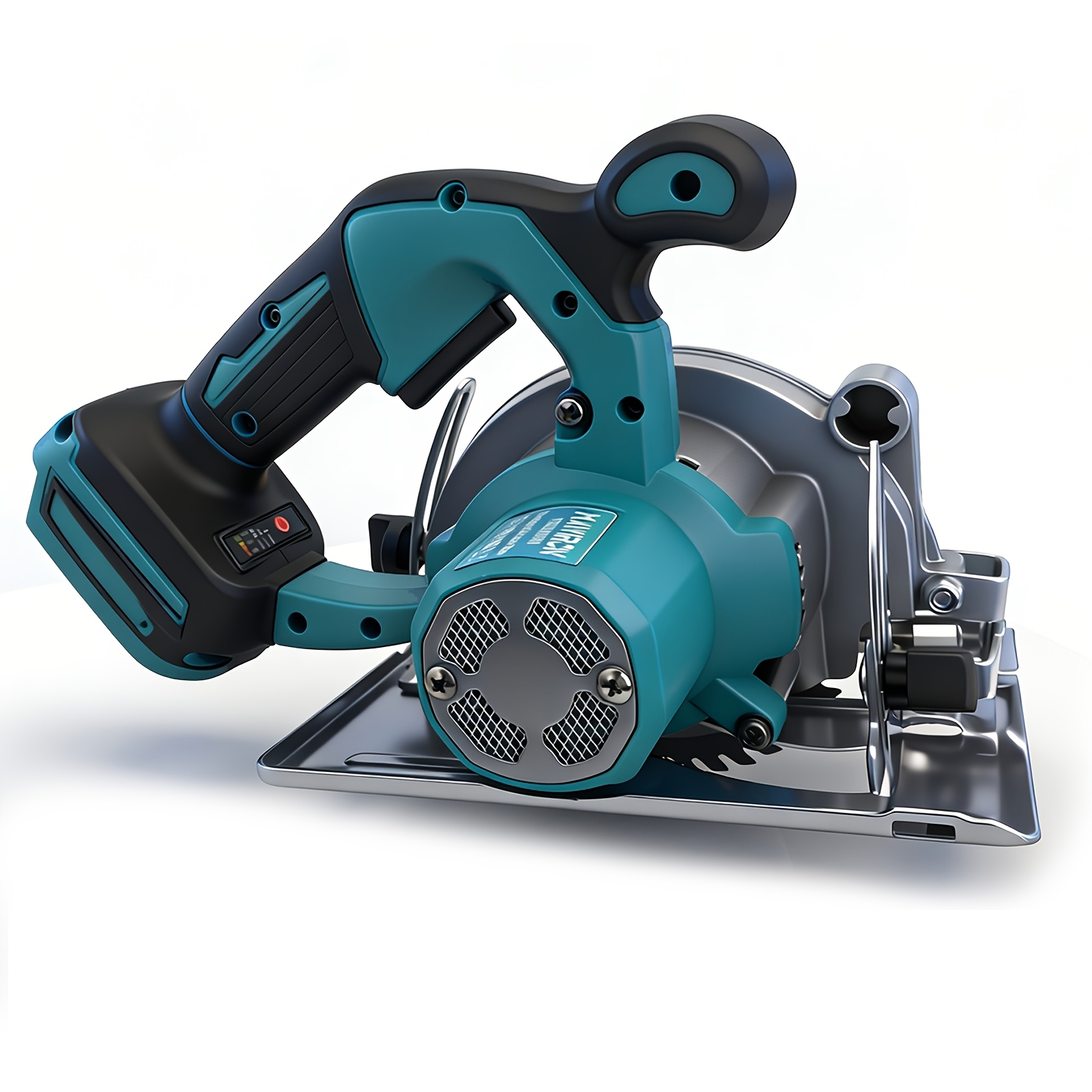Image of Cordless Circular Saw Brushless Motor, 0-45° Cu-tting, Ergonomic & , Compatible With Makita 18v Batteries (battery/charger Not Included) - Lightweight For Wood, Tile, Pvc, Mdf Cu-tting - Diy