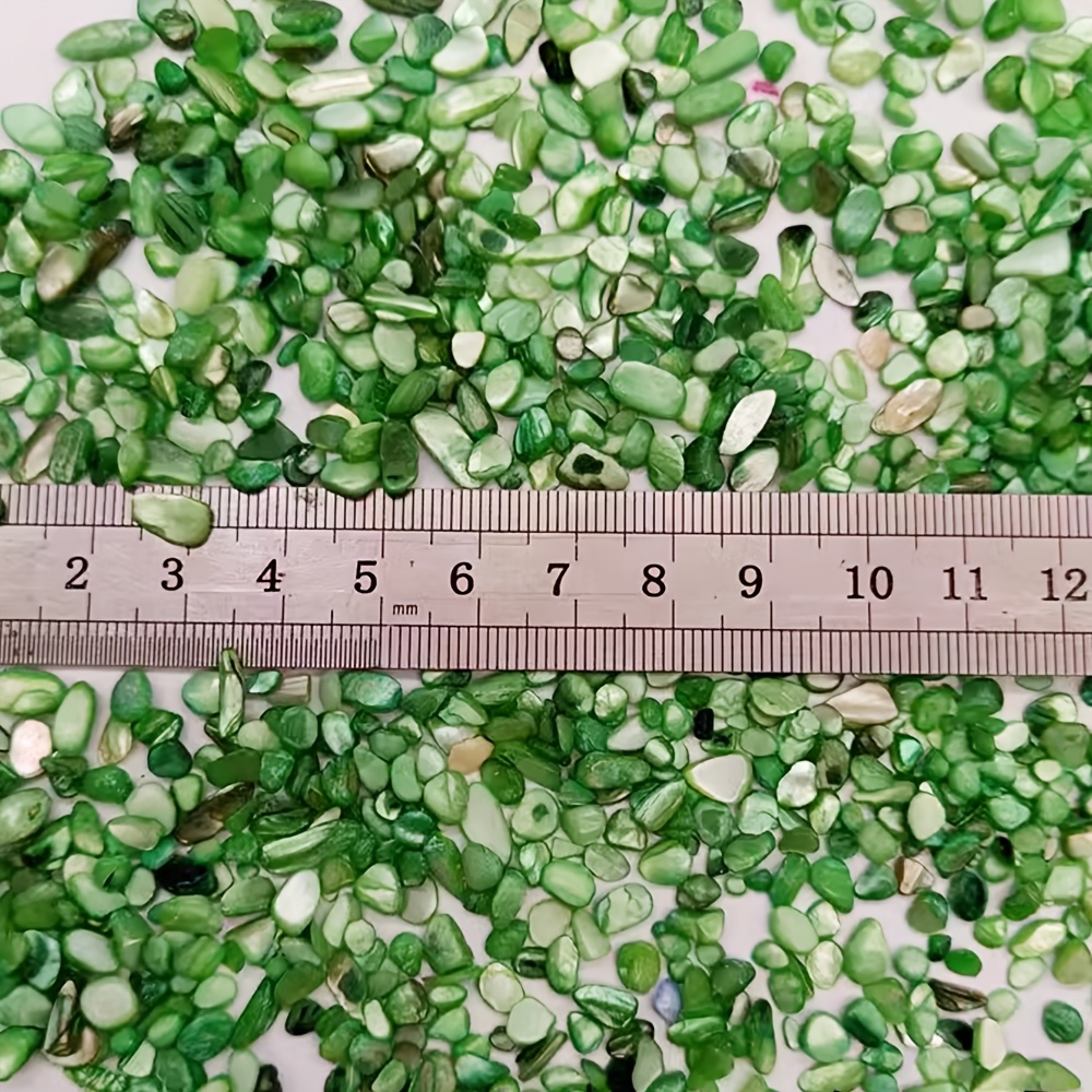 280pcs Natural Abalone Shell Chips for DIY Crafts