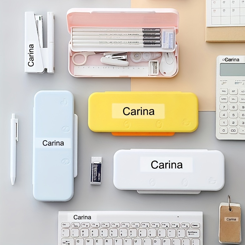 Personalized Custom Transparent Name Tags, Waterproof Material, 45-999pcs Set, Suitable for Paper Labeling, Numbering, School Supplies, Office Essentials