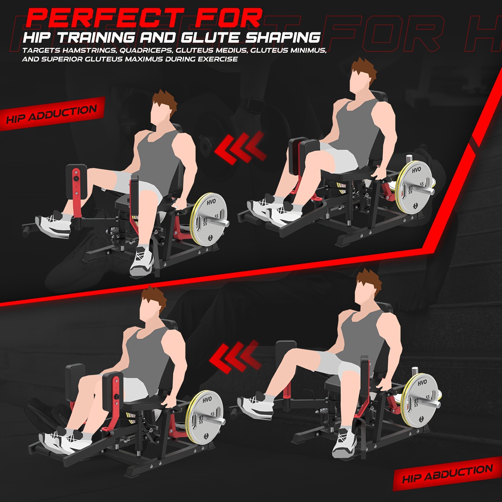 Hip Abduction Gluteus Maximus Workout At Home Gluteus Maximus