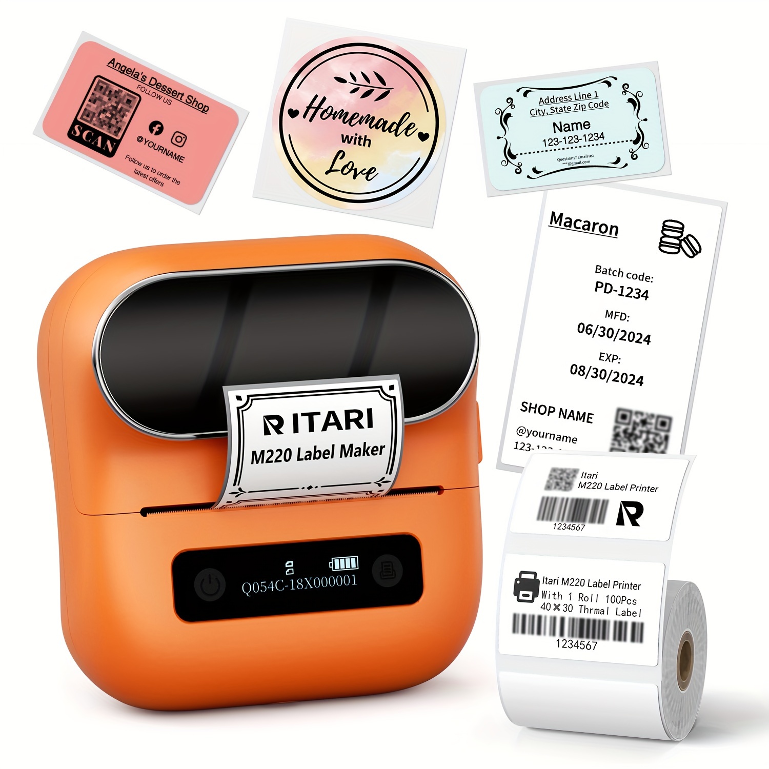 Boost Your Business With Phomemo M 220 Label Maker Barcode - Temu