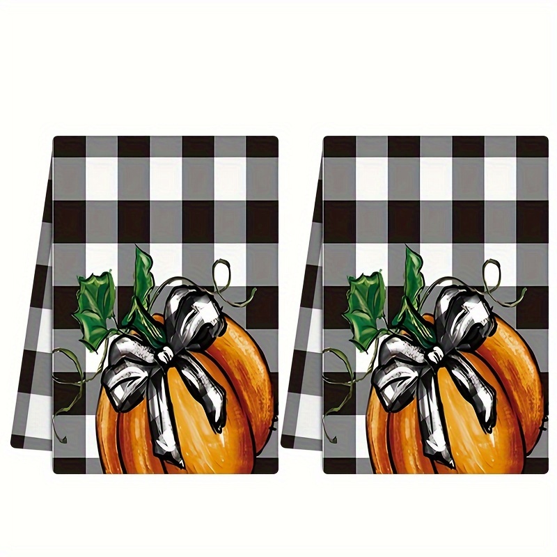 

2pcs Towels - Polyester Dish Cloths For & Halloween,