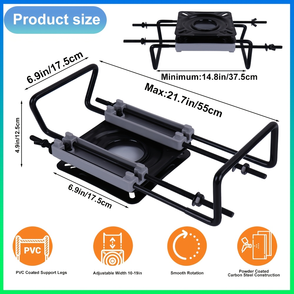 Boat Seat Base with 360-Degree Rotation