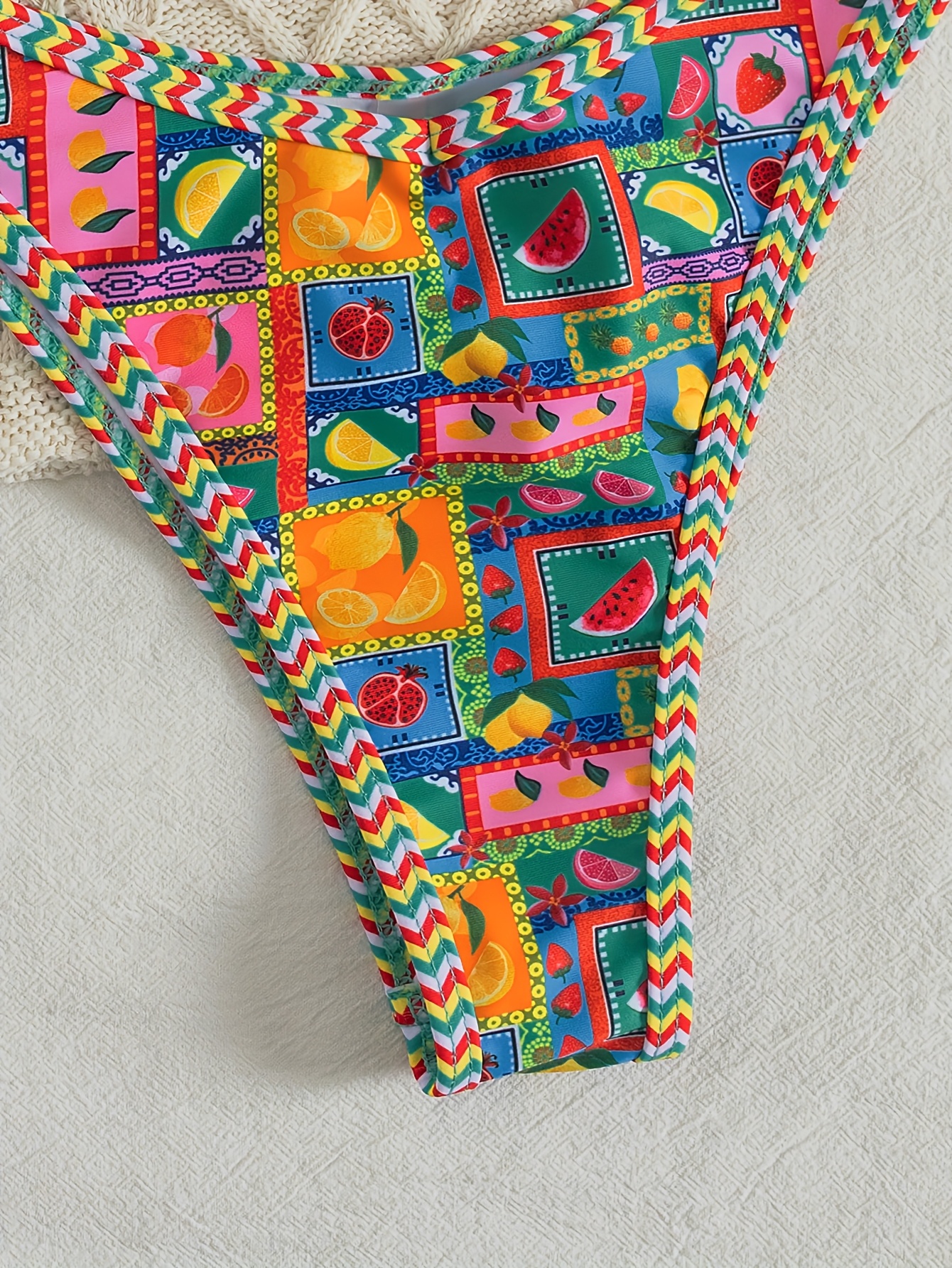 El Nuevo Bikini Sexy Sin Espalda Ajustable con Copas Suaves, un Traje de Baño de Playa de Verano para Damas