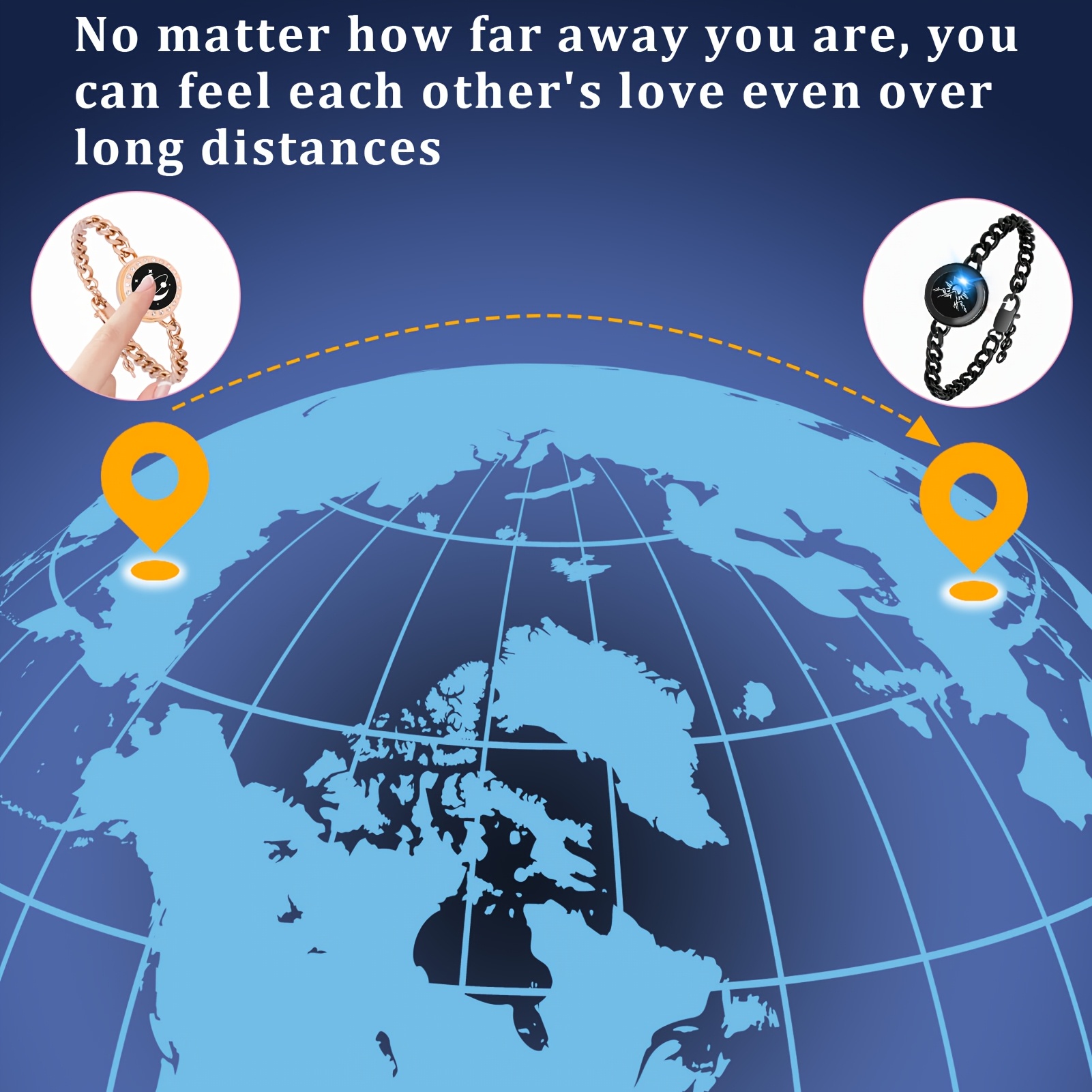 long bracelets vibration light remote smart - Temu