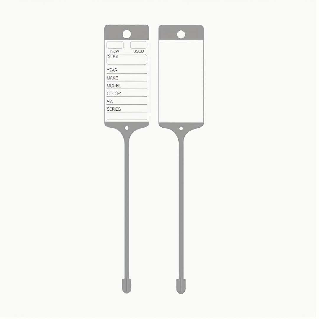 TEMU Key Tag With Tag 100pcs Key Tag, Key Tag And Tag Plastic , Prevent The Loss Of Key Identifier Car Key Accessories, Plastic Key Tag, Key Ring