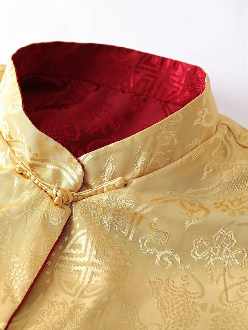 chinese fu mens long sleeve reversible tang suit mens stand collar casual chinese size please check the size guide