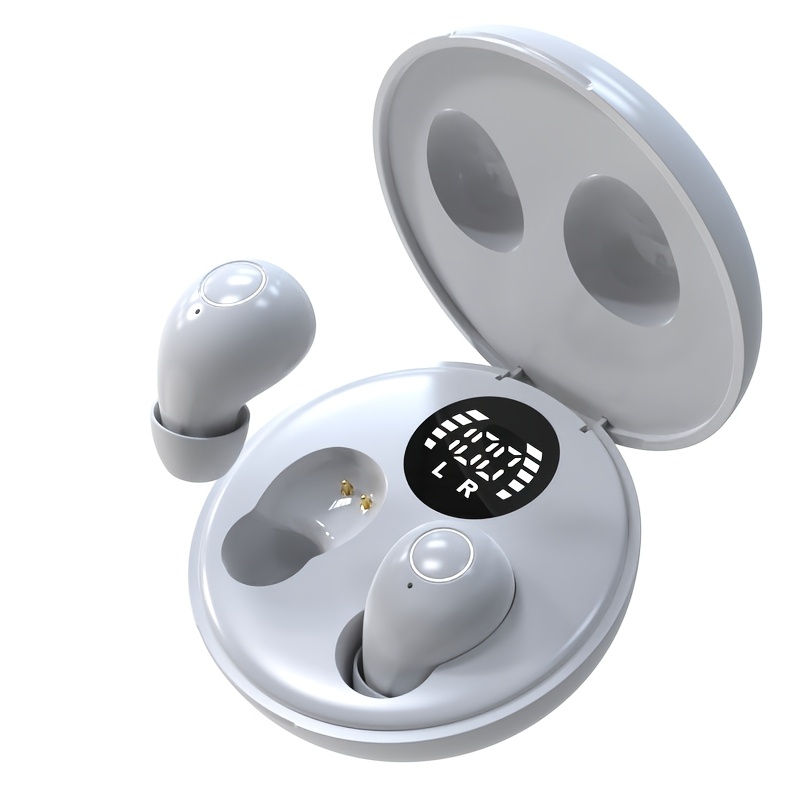 TEMU Tws Wireless Bluetooth Earphones For Sleep Assistance, Mini Earbuds, Invisible Earbuds, High-definition Stereo Calls, 4 Simple And High-end