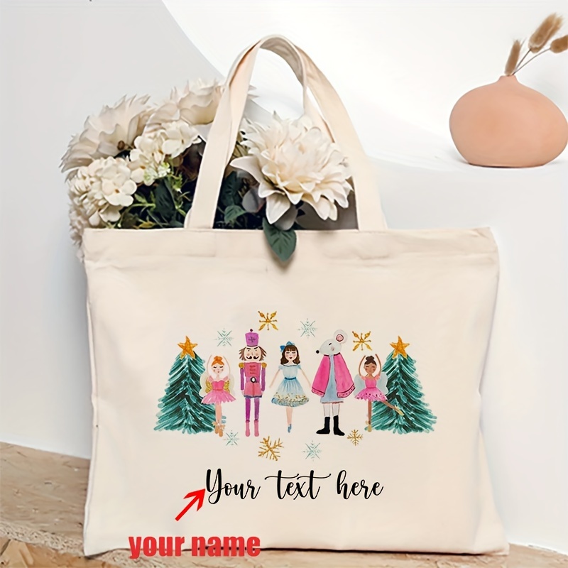 

Personalized Tote Bag - Reusable, Shoulder Bag For & , ,