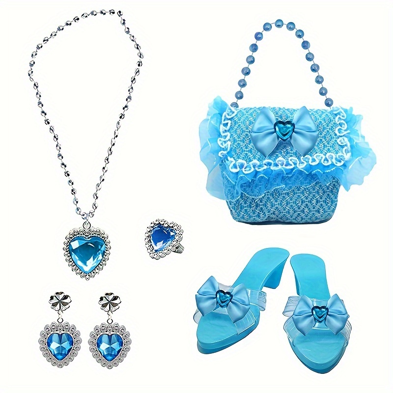 

[top-] 5pcs -up Set - Bow & Jewelry, , Necklace, , And - Or Christmas
