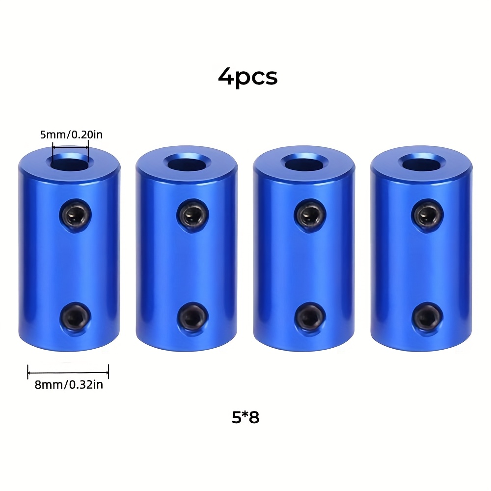E-shop 4 Stück Motor Kupplungsverbinder, Kupplungen, 5mm und 8mm, Motor Kupplungen, Elastische , Modellboote, Modellautos, Modellflugzeuge,