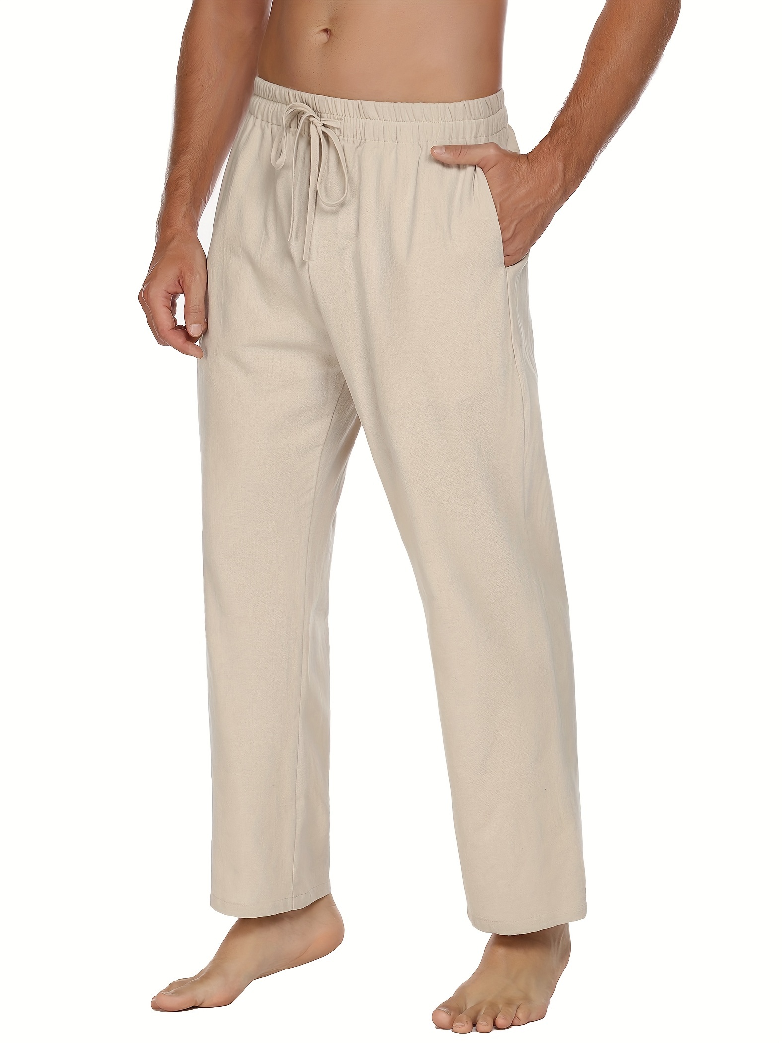 The Veshti Copany En’s Cotton Beach Pants – Lightweight Casual Travel