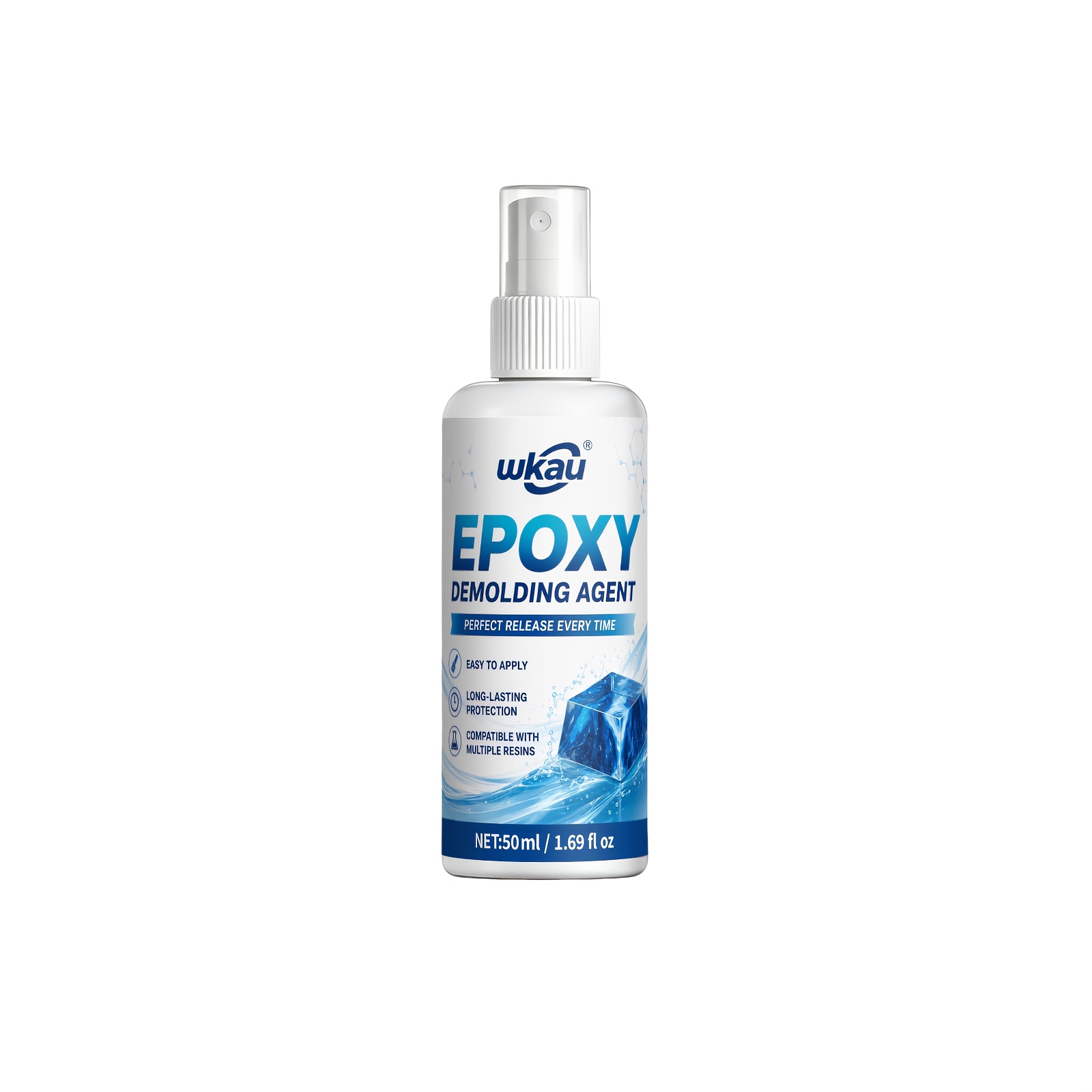 TEMU High Smooth Epoxy Mold Spray, Quickly Falling Off, Flawless Bubble- Results, Suitable For , Rubber, Concrete, And Candle Molds, Damage For