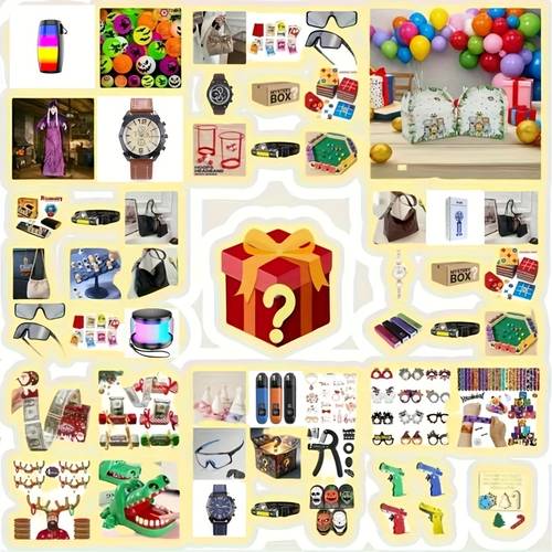 of over 100 types of goods in choose three items and one extra as a gift