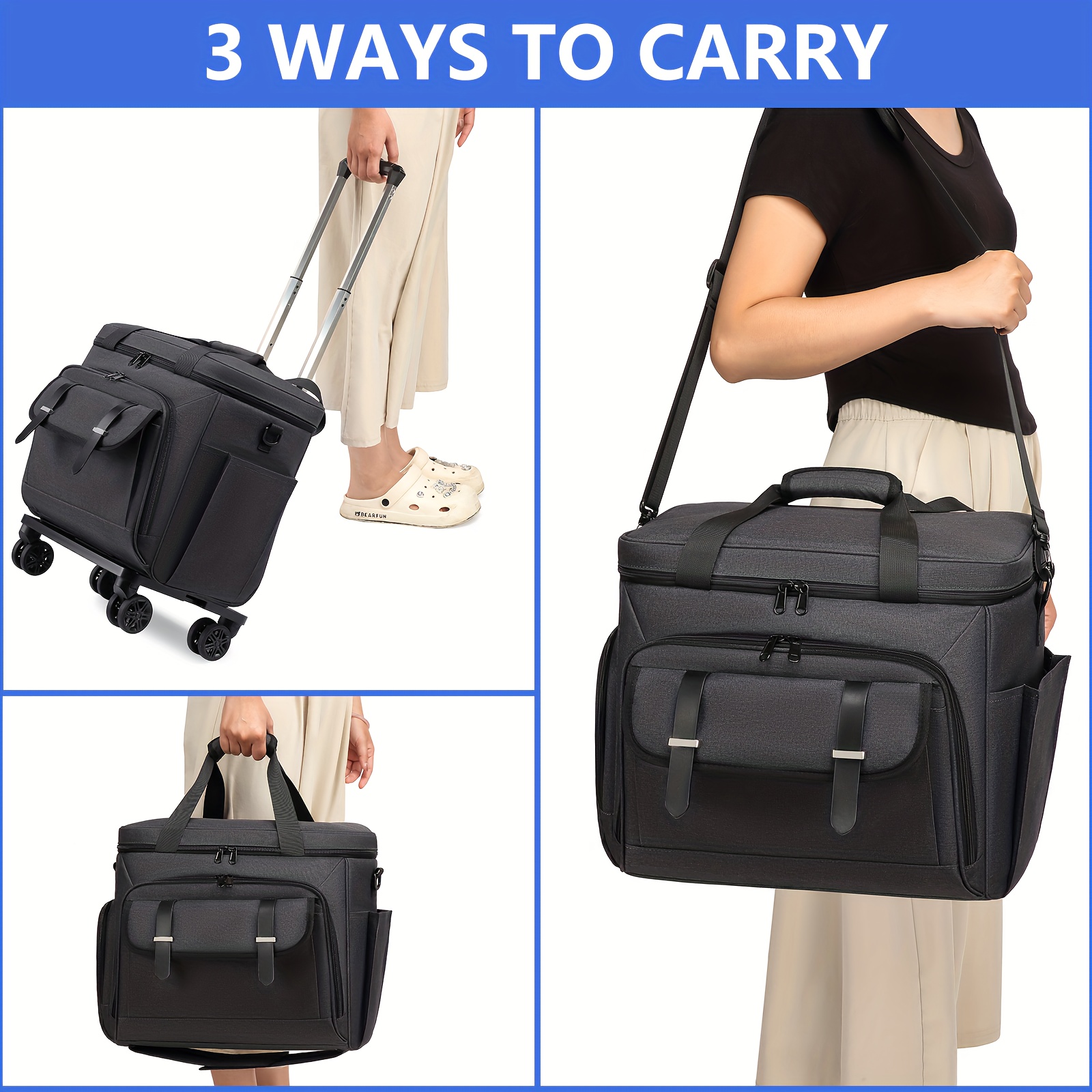 Amythe Sac Fourre-tout à Roulettes Pour Enseignant 2025 Avec