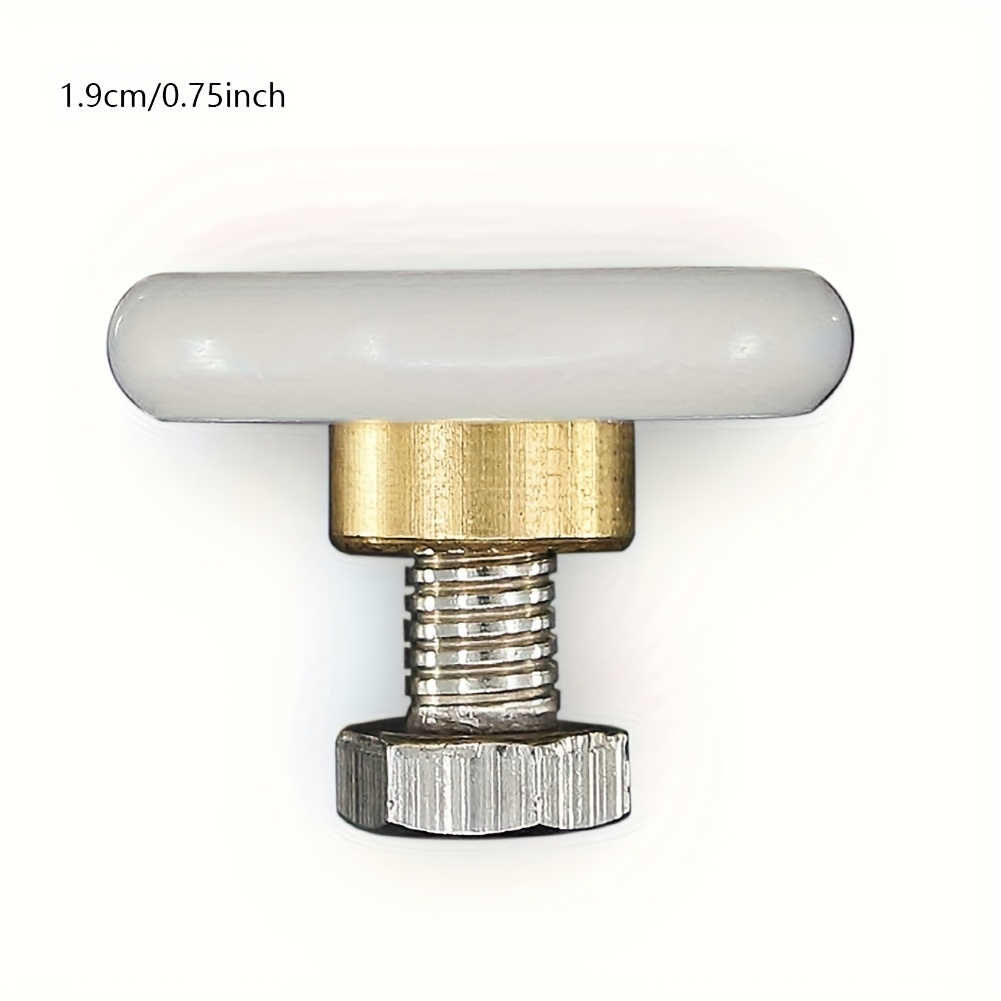 TEMU 4pcs Shower Door Rollers Pulley Bathroom Sliding Glass Door Wheels Sliding Door Wheels Rollers Bathroom Accessories 20mm-27mm