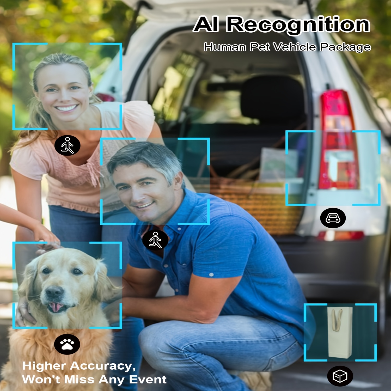 1pc Caméra de Sécurité Solaire 3MP, PTZ à 360°, Vision Nocturne en Couleur, Détection de Mouvement, Audio Bidirectionnel, Alarme Sirène, Compatible Alexa, Protection Intelligente pour votre Famille, Surveillance Moderne, Lentille Haute Qualité, Construction Durable, Caméra PTZ, Petite Entreprise et Propriétaires