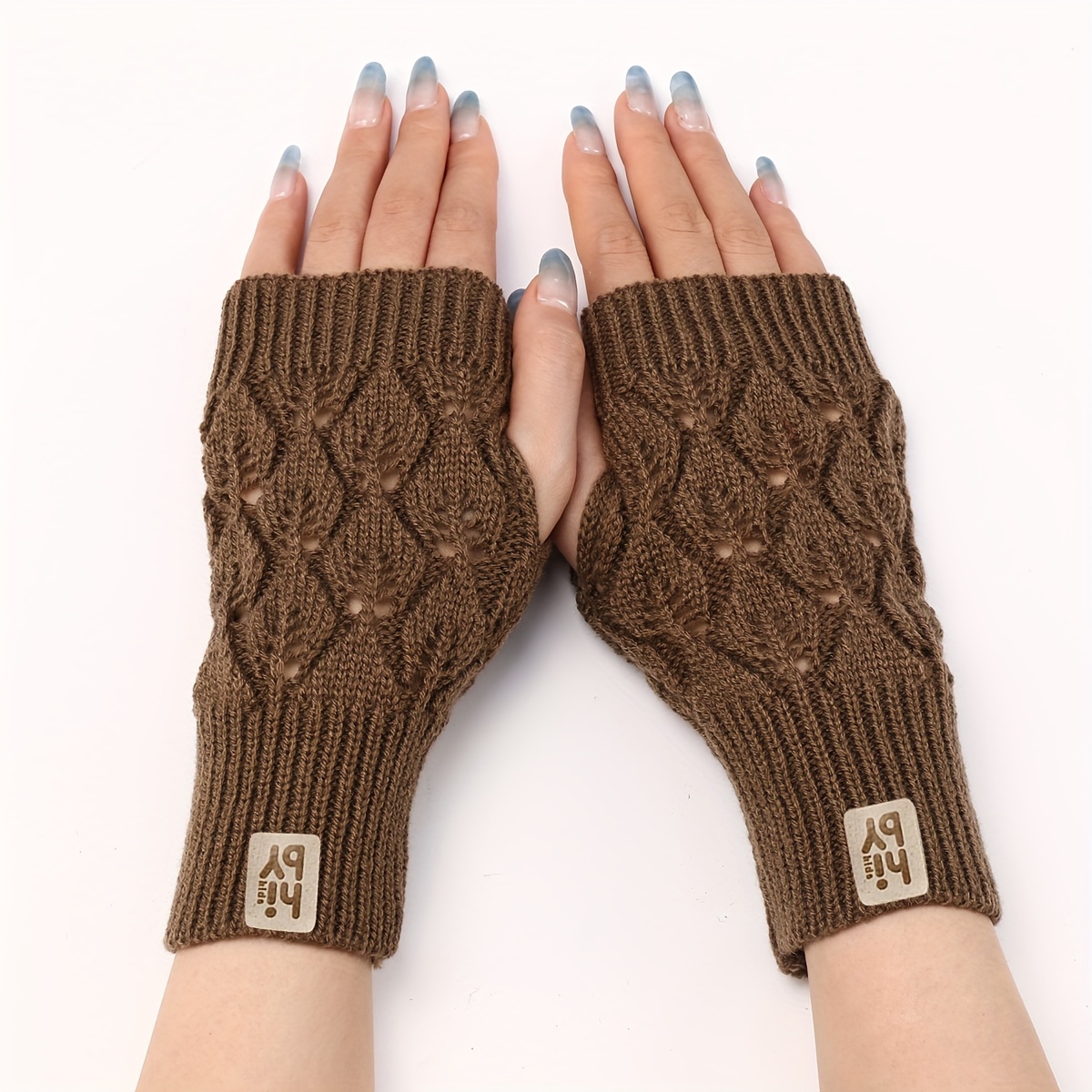 

[customer ] Pattern Gloves - , Stretchy Fingerless For Women | For