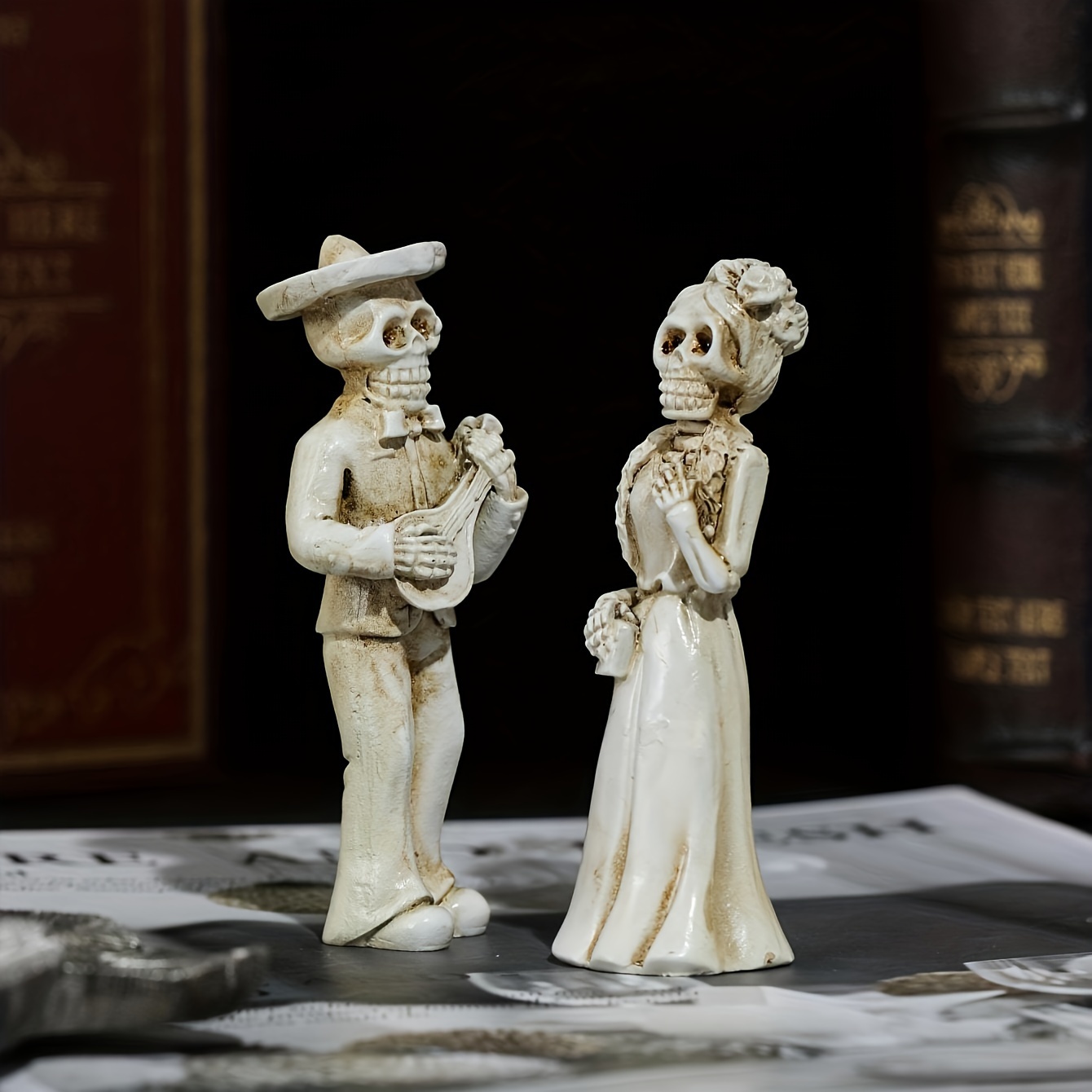 Pair Of Couple Decorative Figurines