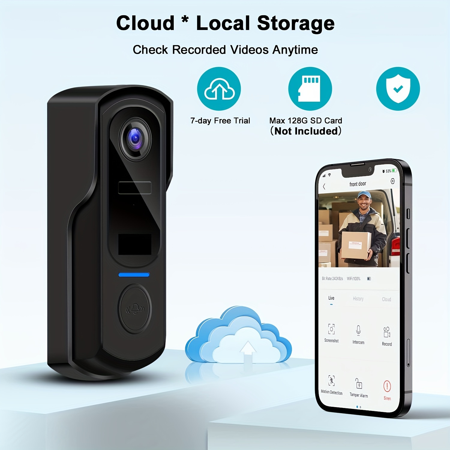 Cloud Storage Ring Camera Fees Video Doorbell Ring Cloud