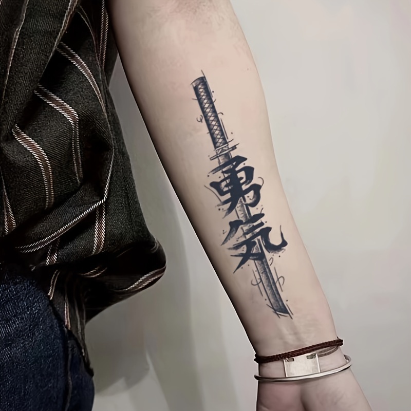 Temporary Tattoo Stickers, Waterproof Long-lasting Realistic Tattoo Color Men Women Arm Fake Tattoo