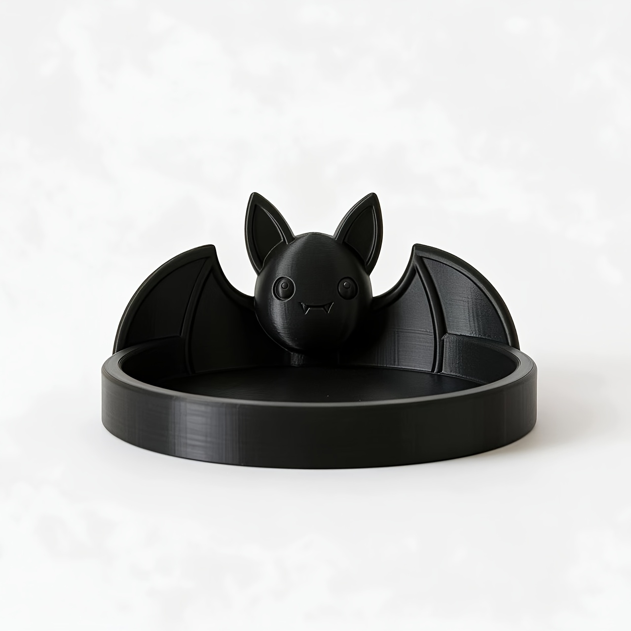TEMU Plateau de Rangement de Chauve-souris Imprimé en 3D. Une Décoration d'Halloween Amusante et , Parfaite pour Contenir des Bonbons, des Chocolats,