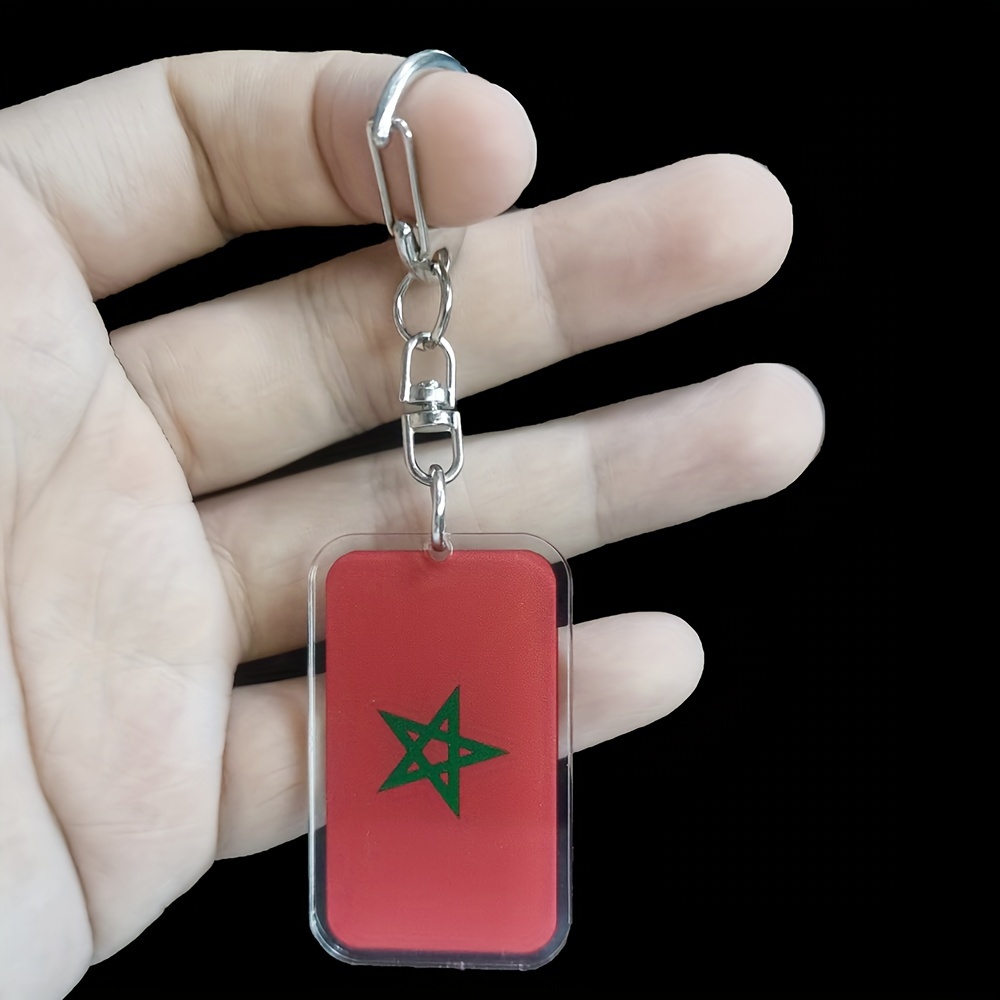 

Moroccan Keychain - Key , Uv Printed, -cut , , Non-plated - 8.6cm Key Fob For Use, For