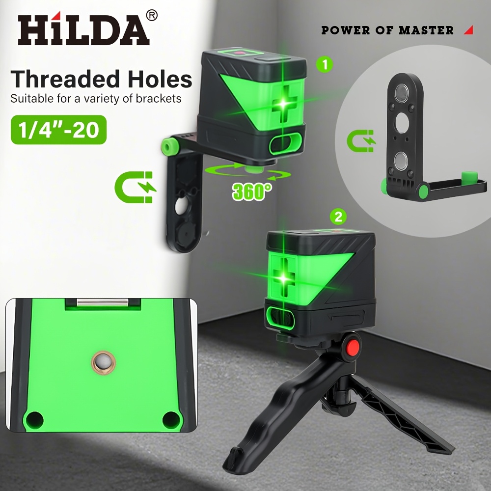 2 line self laser featuring degree magnetic base and locking mode portable storage suitable for applications in construction renovation and diy projects details 2