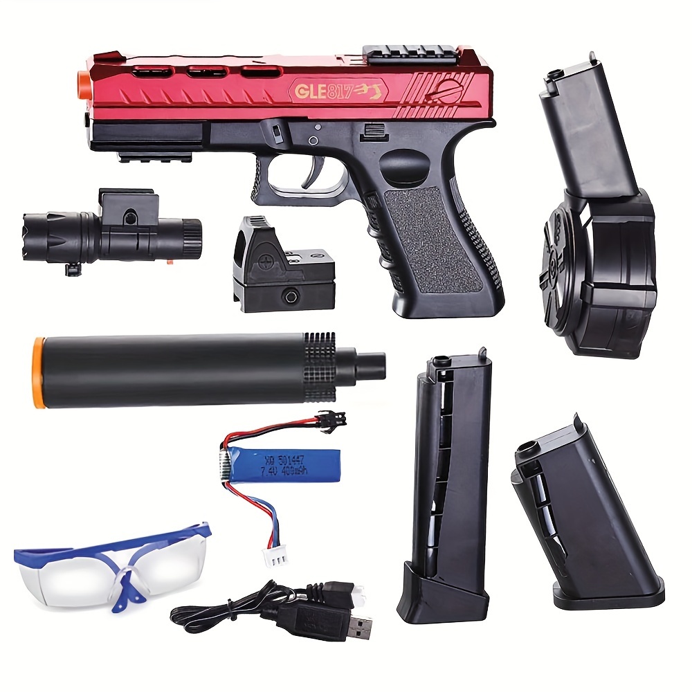 Gel Blasting Toy Gun Series, Electrical And Manual Gel Blasting, Various Styles, High -performance Gel Shells, Manual And Automatic Dual Mode, Suitable for Festival Gifts, No Bullets