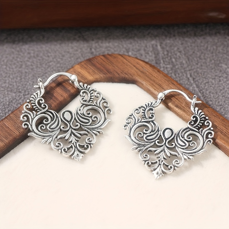 Image of Yoyo Women' Vintage Bohemian Earrings - K Plated Jewelry Suitable For Daily Wear, Christmas & Anniversary Gifts - Elegant Earrings For Special Occasions
