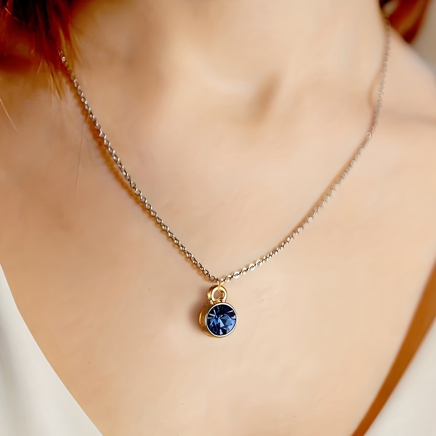 small birthstone charms round charms birthstone Temu South Africa