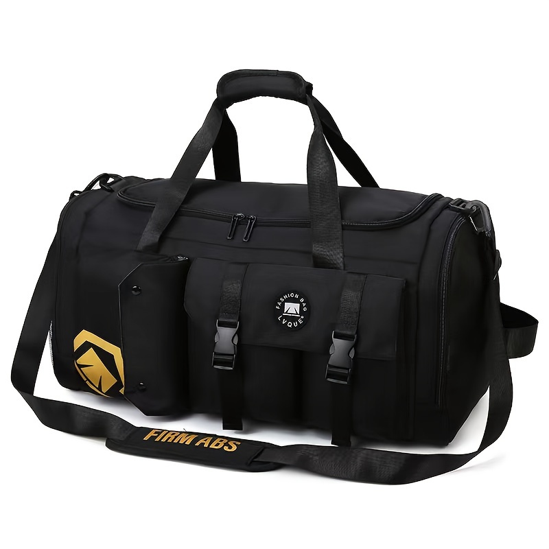 TEMU Unisex Shoulder Backpack, Hidden Strap Large Capacity Travel Backpack, Detachable Single Shoulder Crossbody Bag Strap, Multifunctional Sports