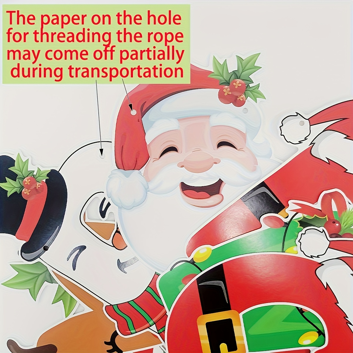 Kerstbanner decoratie, Merry Christmas banner, kerstbanner voor buiten