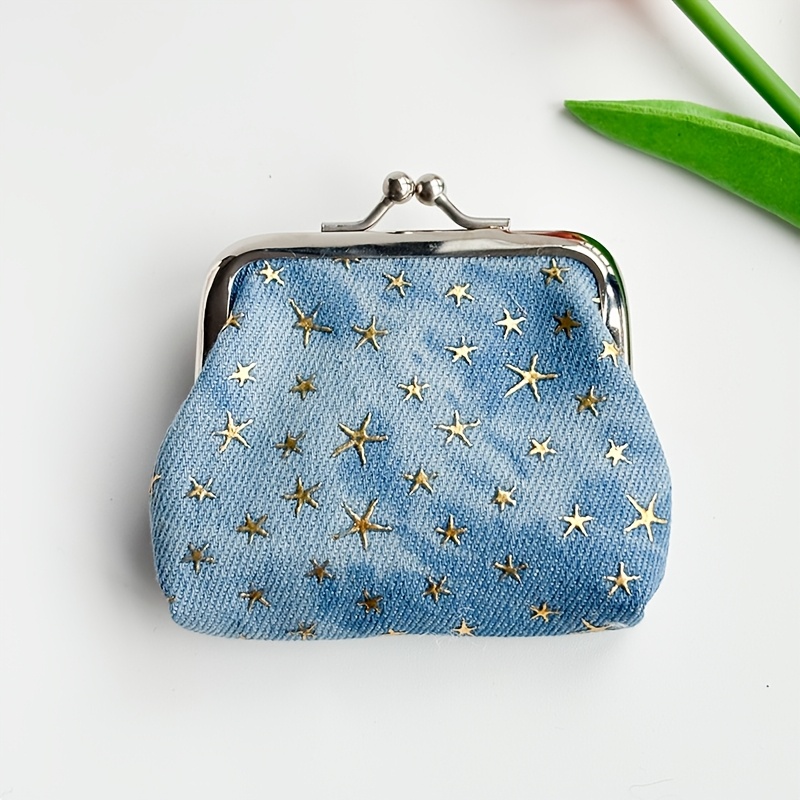 TEMU 【商品名】素材コインパース、星のスパンコールデザイン スモールウォレット、秋と冬の普段使いにマッチするスモールバッグ、実用的なイヤホンバッグ コインパース